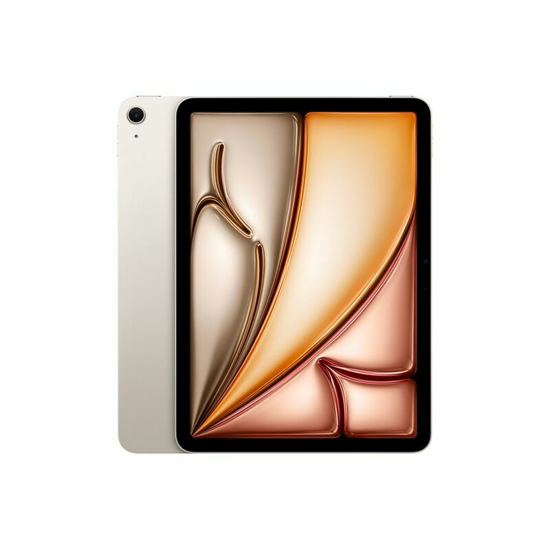Apple iPad Air 11-inch (M4), 256 GB, Starlight - front and back view