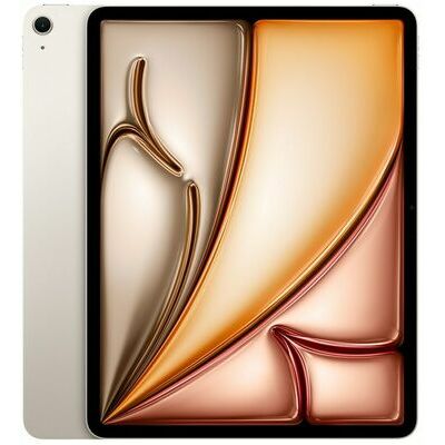 Apple iPad Air 13-inch (M4), 128 GB, Starlight - front and back view