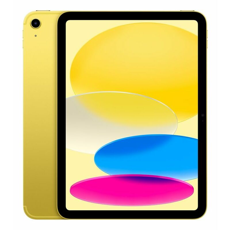 Apple iPad 11-inch (A16), 128 GB, Yellow - front and back view