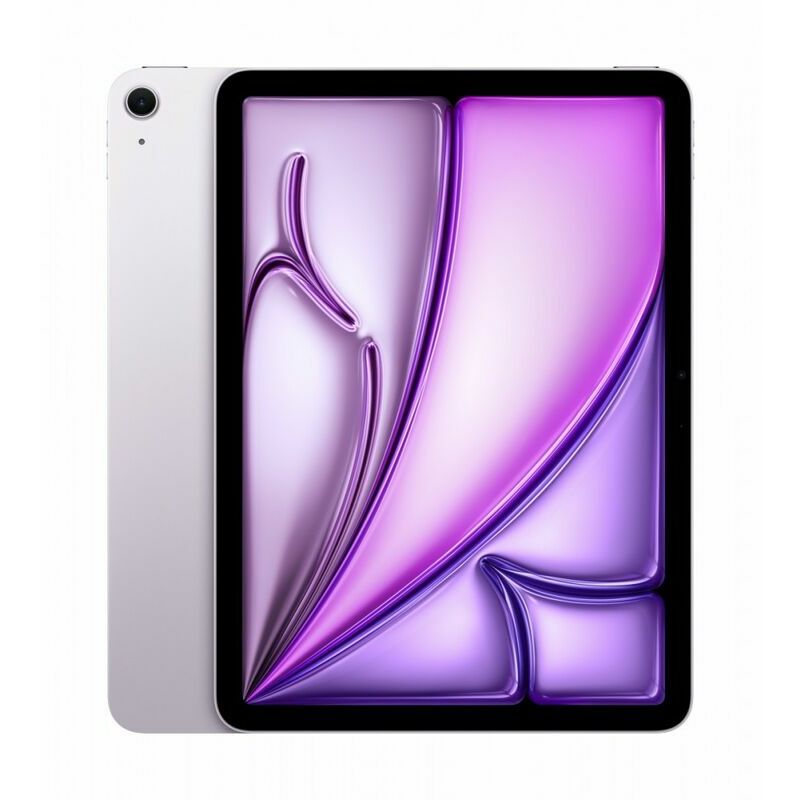 Apple iPad Air 11-inch (M4), 256 GB, Purple - front and back view