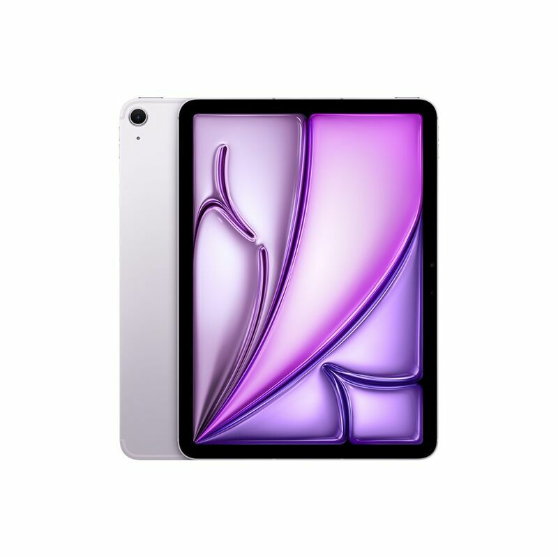 Apple iPad Air 11-inch (M4), 128 GB, Purple - front and back view