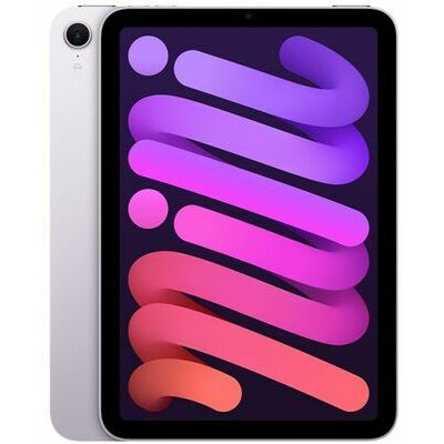 Apple iPad mini (A17 Pro), 128 GB, Purple - front and back view