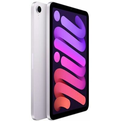 Apple iPad mini (A17 Pro), 128 GB, Purple - front and back view