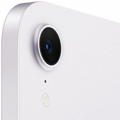 Apple iPad mini (A17 Pro), 128 GB, Purple - front and back view
