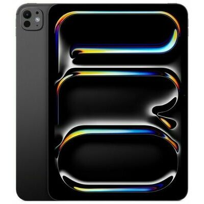 Apple iPad Pro 13-inch (M5), 2 TB, Space Black - front and back view