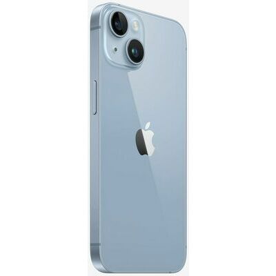 Apple iPhone 14 Plus, Blue – front and back view