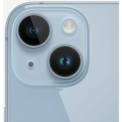 Apple iPhone 14 Plus, Blue – front and back view