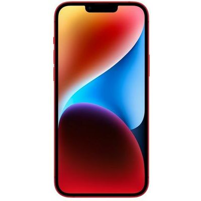 Apple iPhone 14 Plus, Red – front and back view