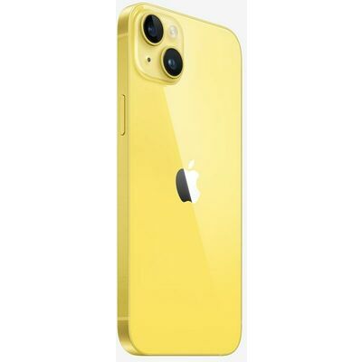 Apple iPhone 14 Plus, Yellow – front and back view