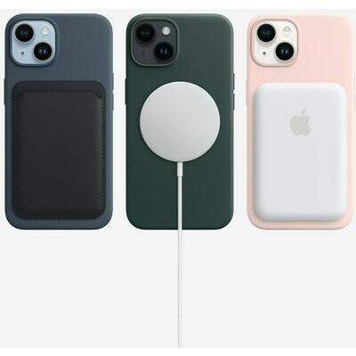 Apple iPhone 14 Plus, Yellow – front and back view