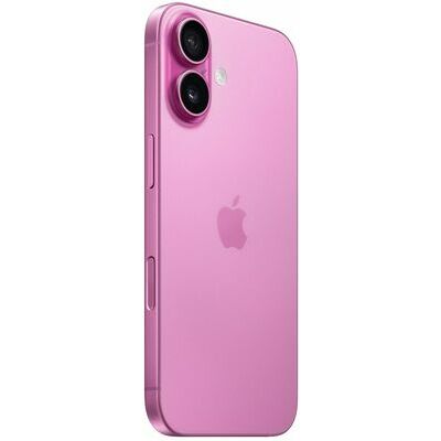 Apple iPhone 16, Pink – front and back view