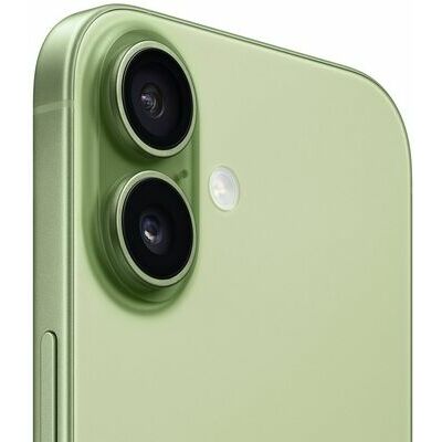 Apple iPhone 17, 256 GB, Sage – front and back view