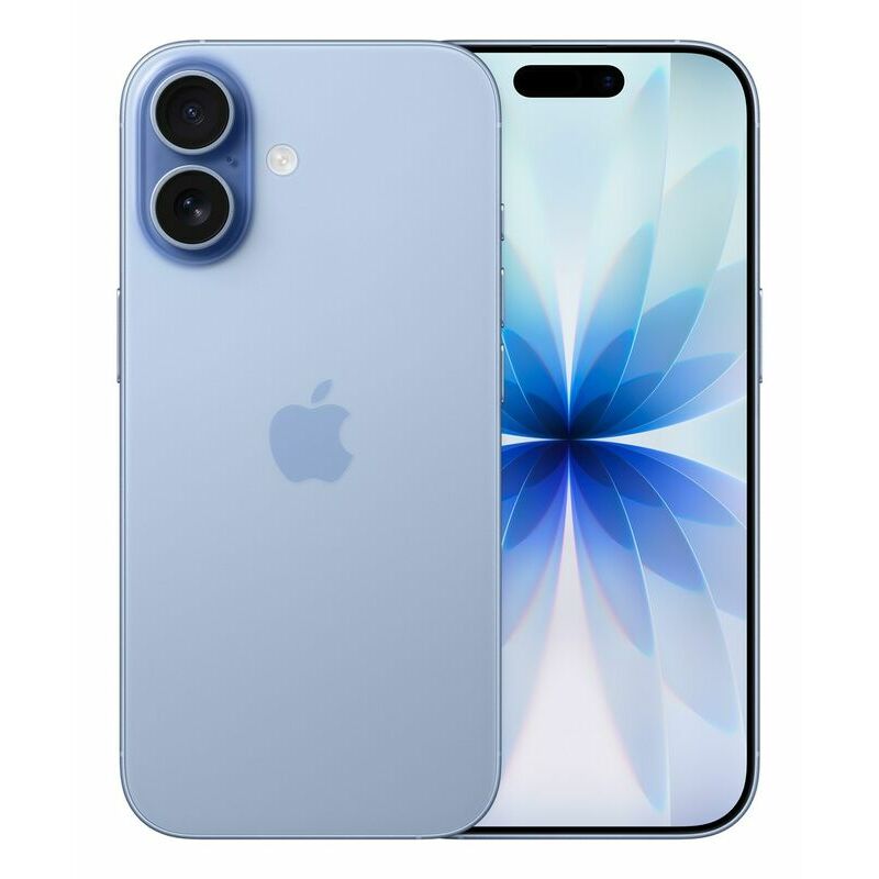 Apple iPhone 17, 512 GB, Blue – front and back view