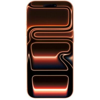 Apple iPhone 17 Pro, 256 GB, Cosmic Orange – front and back view