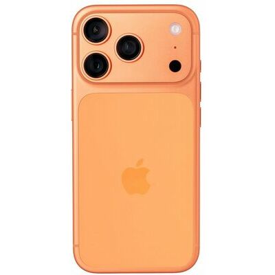 Apple iPhone 17 Pro, 256 GB, Cosmic Orange – front and back view