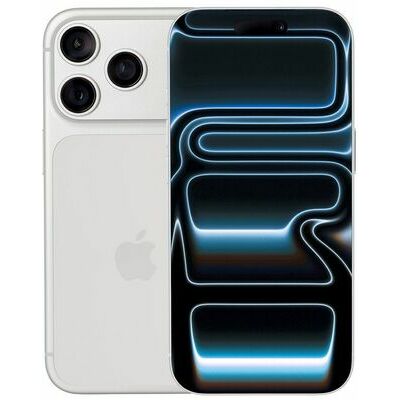 Apple iPhone 17 Pro, 256 GB, Silver – front and back view
