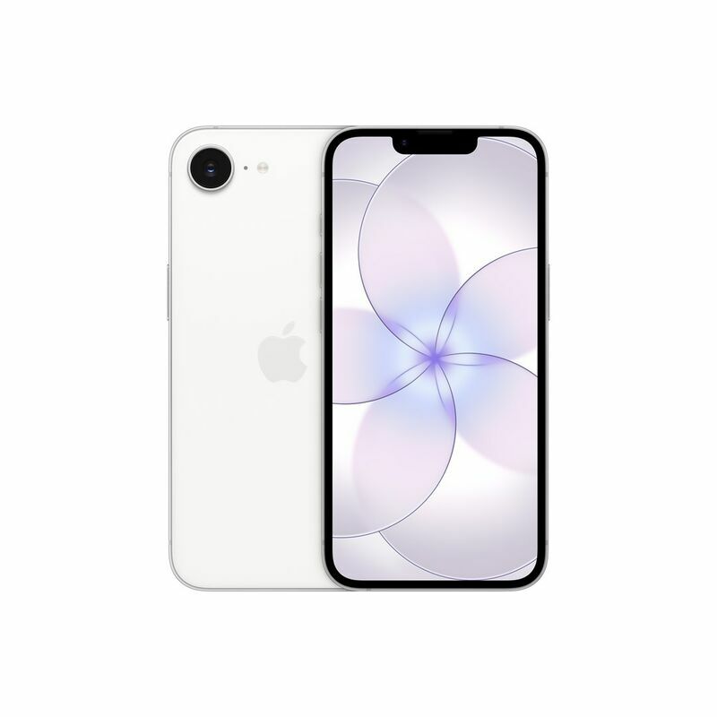 Apple iPhone 17e, 256 GB, White – front and back view