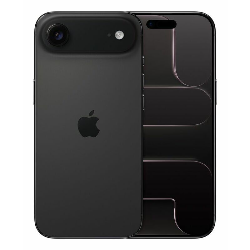 Apple iPhone Air, 256 GB, Black – front and back view