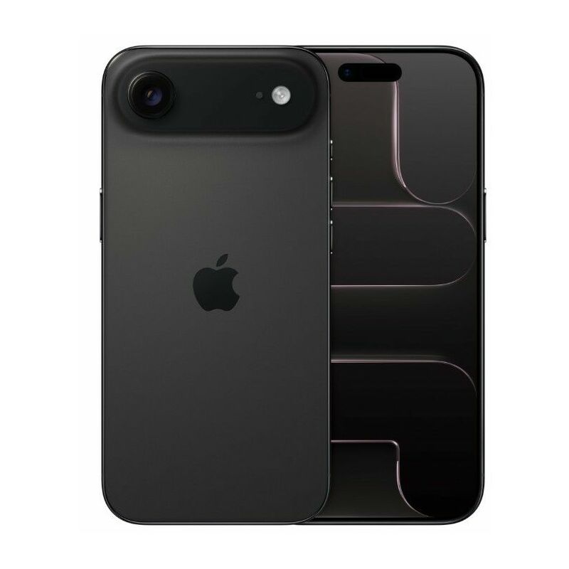 Apple iPhone Air, 1 TB, Space Black – front and back view