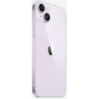 Apple iPhone 14 Plus, Purple – front and back view