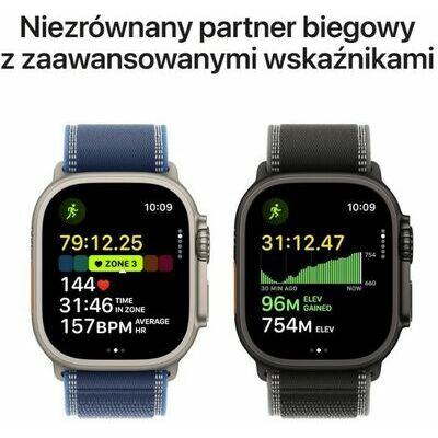 Apple Watch Ultra 3 49mm (Titanium) - Black Titanium - Smartwatch