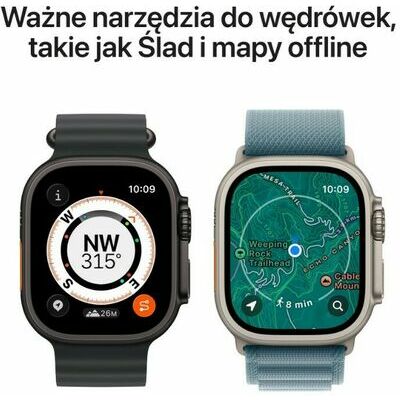 Apple Watch Ultra 3 49mm (Titanium) - Black Titanium - Smartwatch