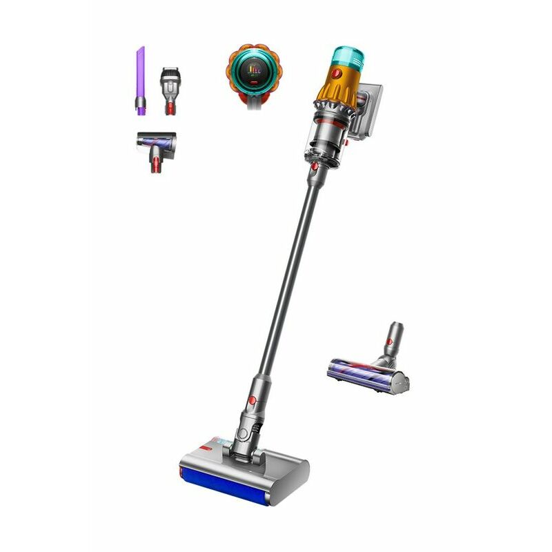 Dyson V12 Submarine cordless vacuum, Yellow / Nickel