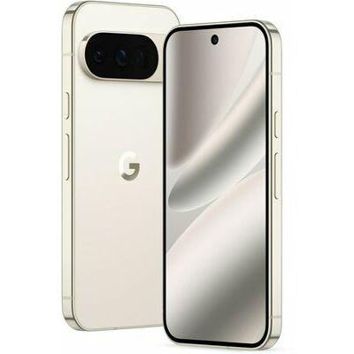 Google Pixel 10 Pro, Beige – front and back view