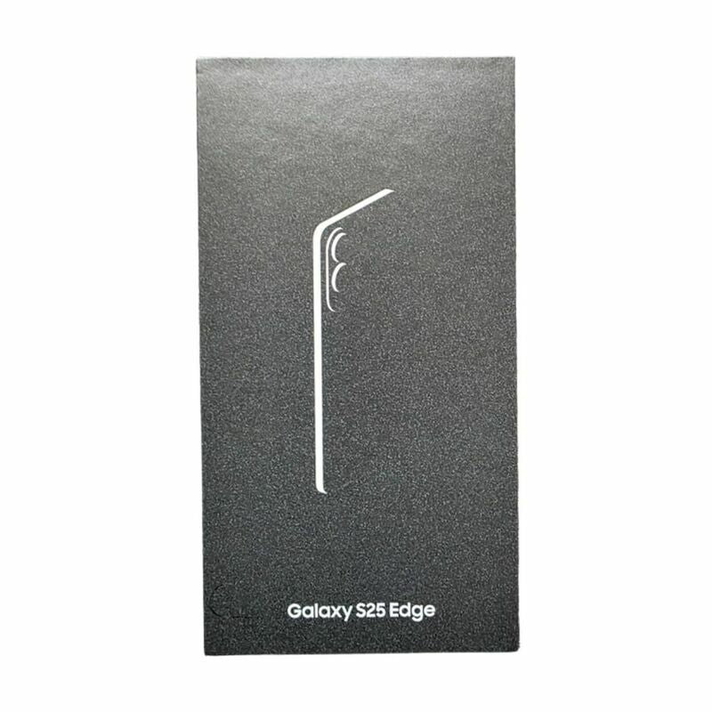 Samsung Galaxy S25 Edge, 256 GB, Black – front and back view