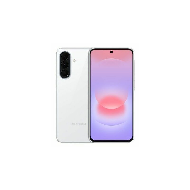 Samsung Galaxy A37 5G, White – front and back view