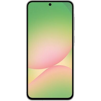 Samsung Galaxy A56 5G, 128 GB, Light Grey – front and back view