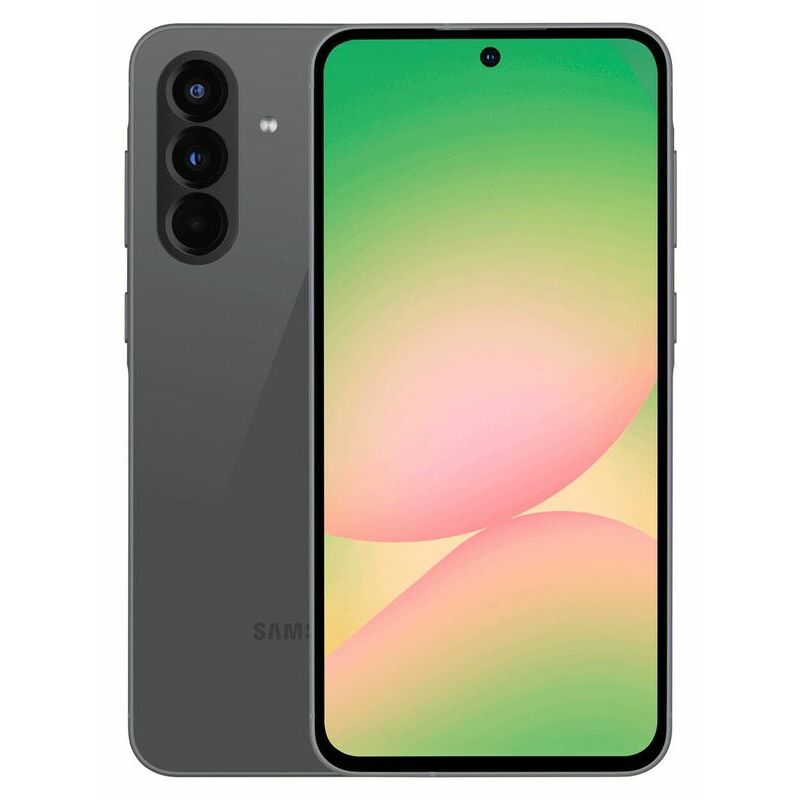 Samsung Galaxy A56 5G, 256 GB, Graphite – front and back view
