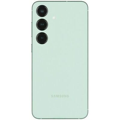 Samsung Galaxy S25, 128 GB, Mint – front and back view