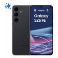 Samsung Galaxy S25 FE, 128 GB, Black – front and back view
