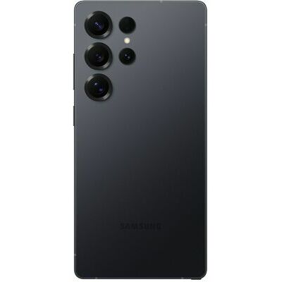 Samsung Galaxy S25 Ultra, 256 GB, Titanium Black – front and back view