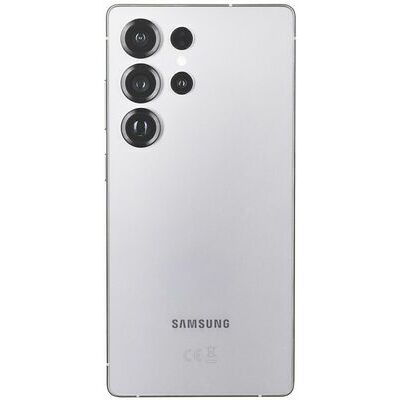 Samsung Galaxy S25 Ultra, 256 GB, Titanium Grey – front and back view