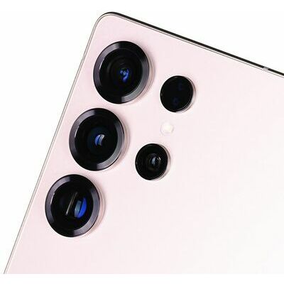 Samsung Galaxy S25 Ultra, 1 TB, Pink Gold – front and back view