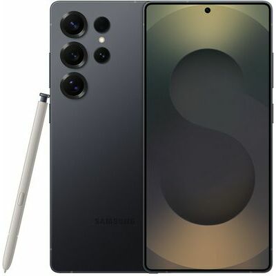 Samsung Galaxy S25 Ultra, 512 GB, Black – front and back view