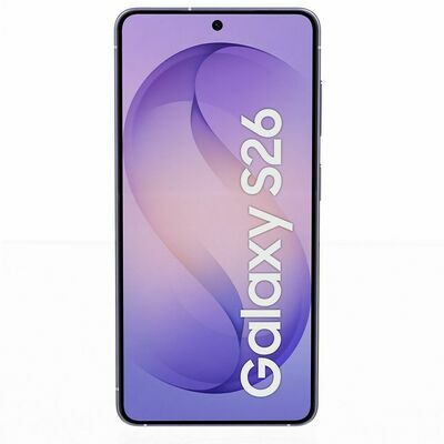 Samsung Galaxy S26, 512 GB, Violet – front and back view