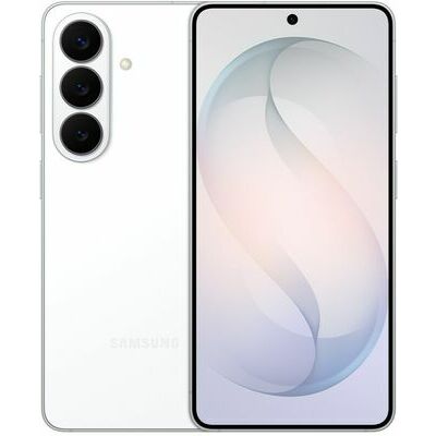 Samsung Galaxy S26, 512 GB, White – front and back view