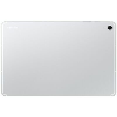 Samsung Galaxy Tab S10 FE+, 128 GB, Silver - front and back view