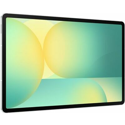 Samsung Galaxy Tab S10 FE+, 128 GB, Silver - front and back view