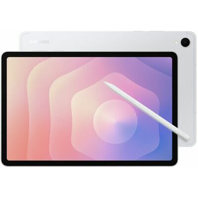 Samsung Galaxy Tab S11, 128 GB, Silver - front and back view