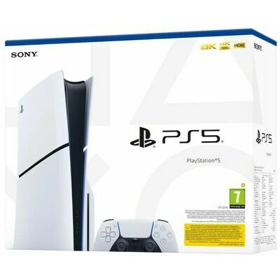Sony PlayStation 5 console, Disc Drive - 1 TB SSD, white